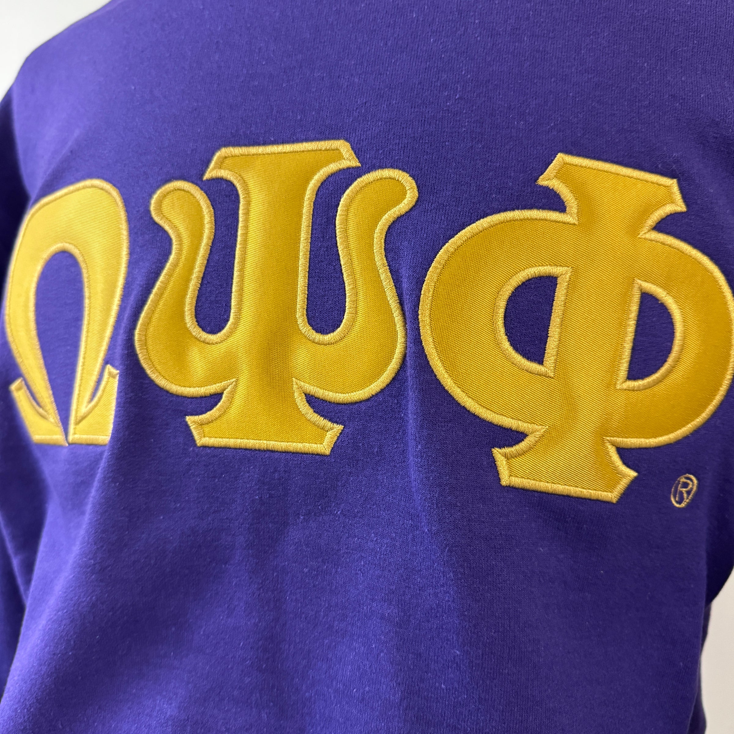 Omega Letters Sweatshirt Purple
