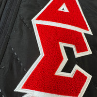 Delta Chenille Letters Black Vest (XS & 3X left)