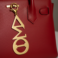 Delta Letters Gold Key Chain