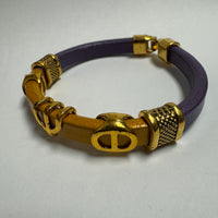 Omega Leather Bracelet