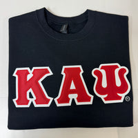 Kappa Letters Sweatshirt Black