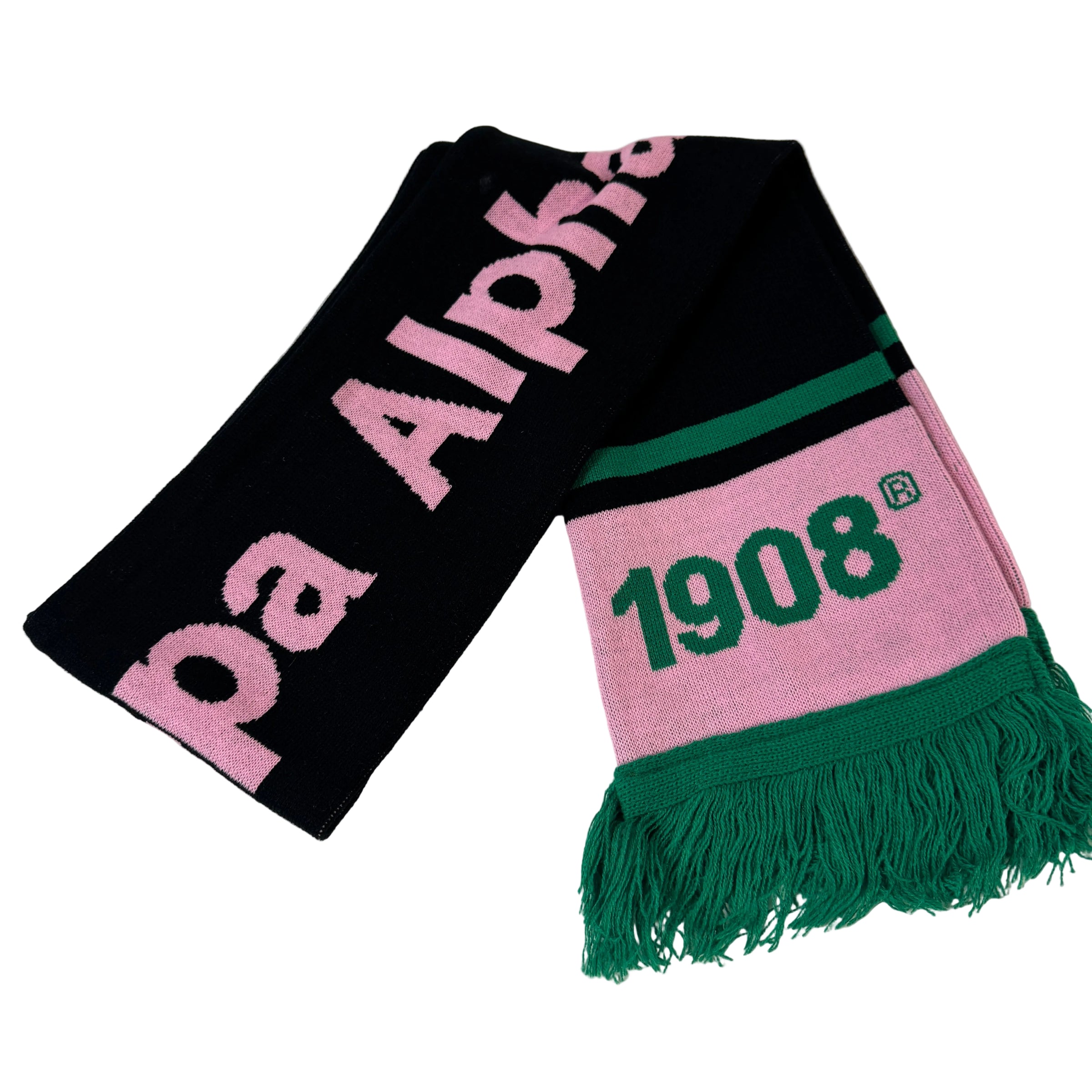 AKA Knit Scarf Black