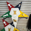 OES Large Wood Shield
