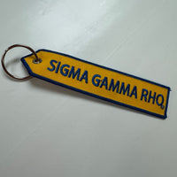 SGRho Embroidered Key Chain