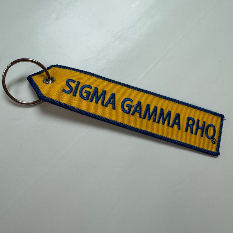 SGRho Embroidered Key Chain
