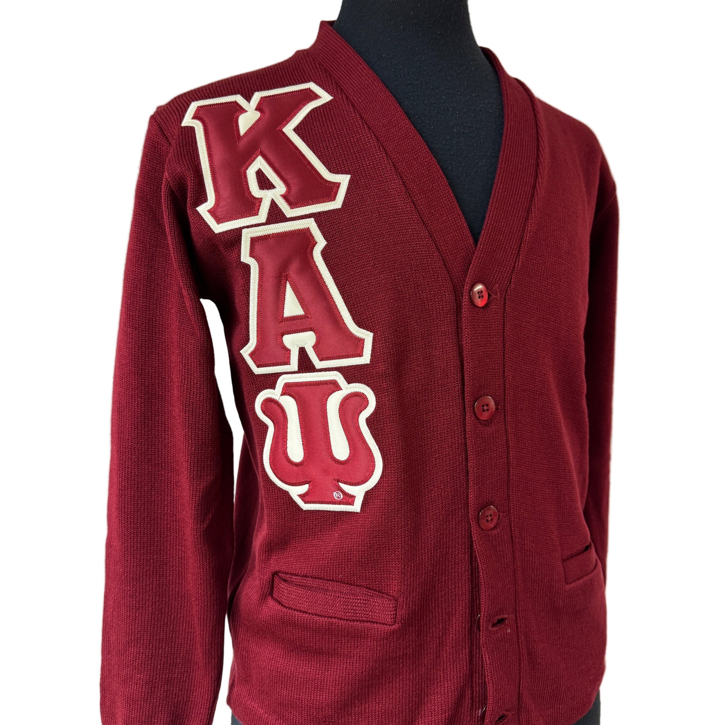 Kappa Varsity Cardigan Crimson