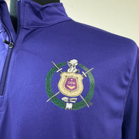 Omega Zip Pullover Purple