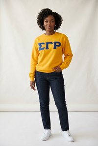 SGRho Letters Sweatshirt