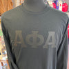Alpha 3D Black Letters L/S T-shirt