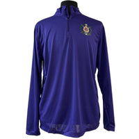 Omega Zip Pullover Purple
