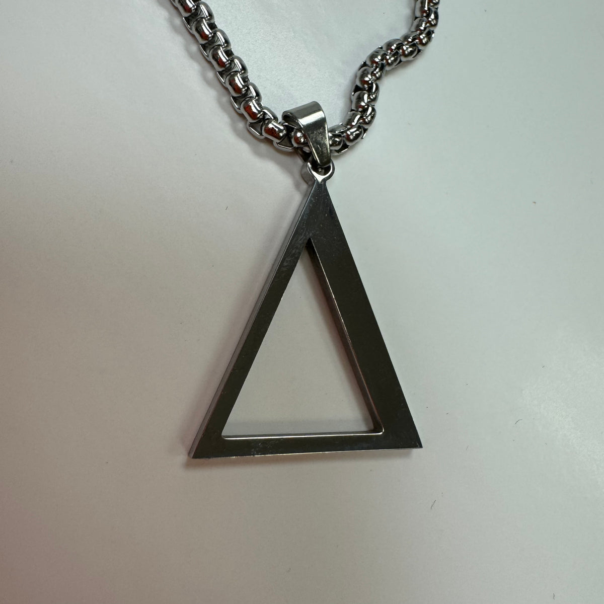 Delta Pendant Necklace Stainless Steel