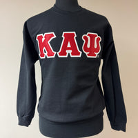 Kappa Letters Sweatshirt Black
