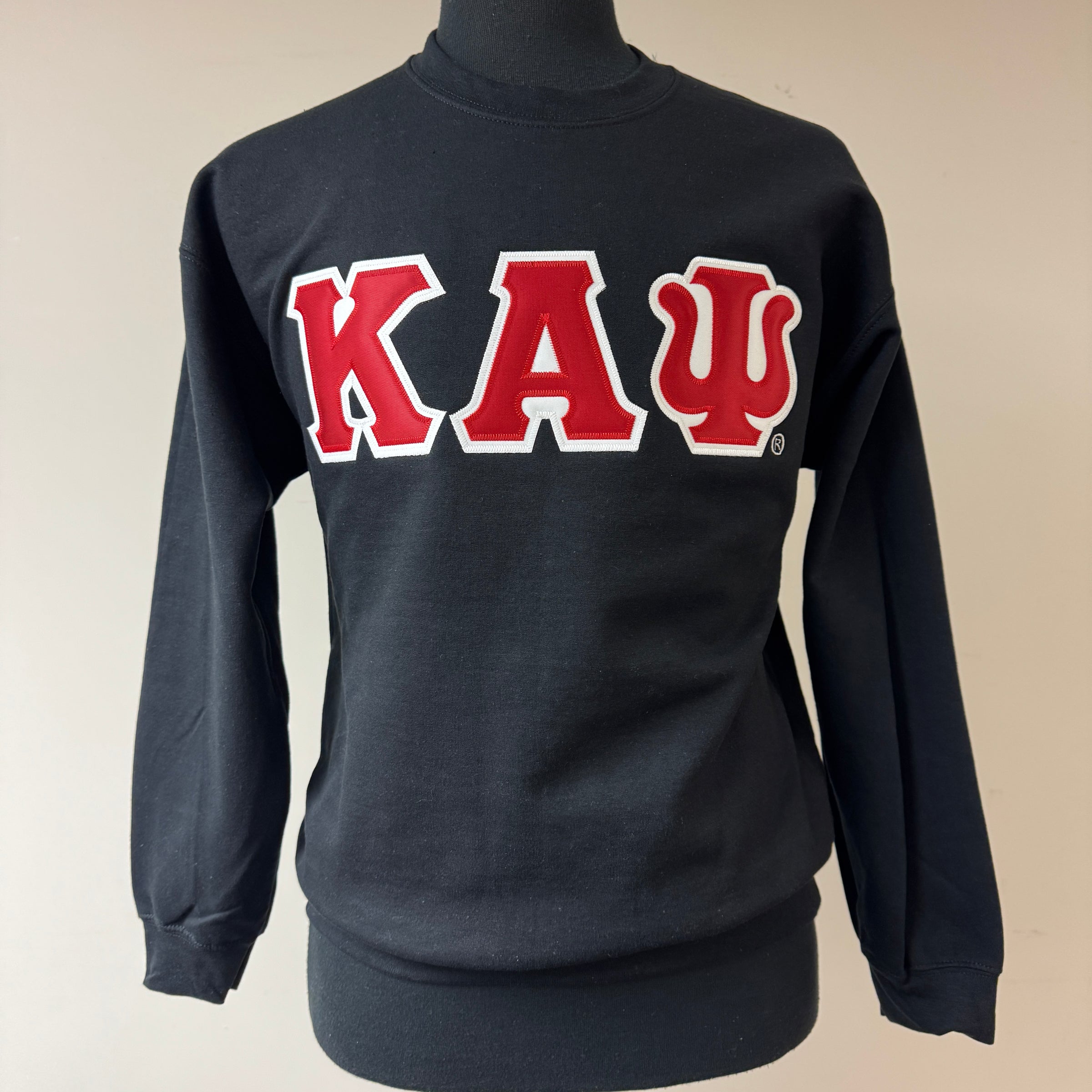 Kappa Letters Sweatshirt Black