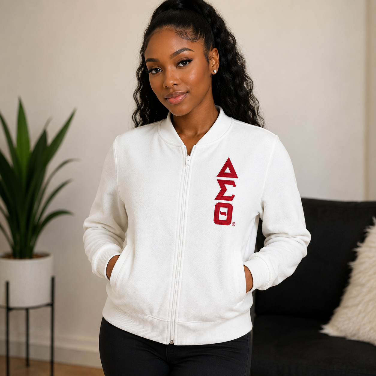 Delta Zip Lightweight Jacket with Side Pockets