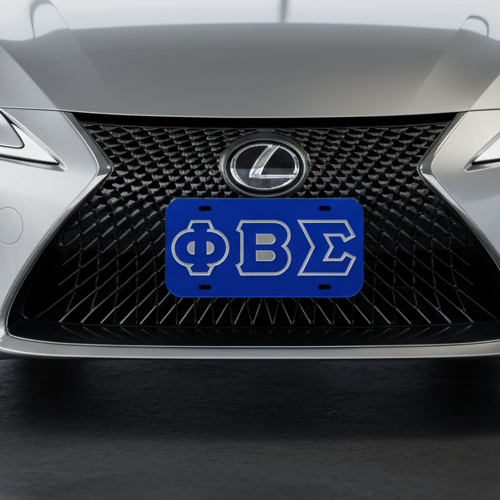 Sigma Auto Front Plate Blue