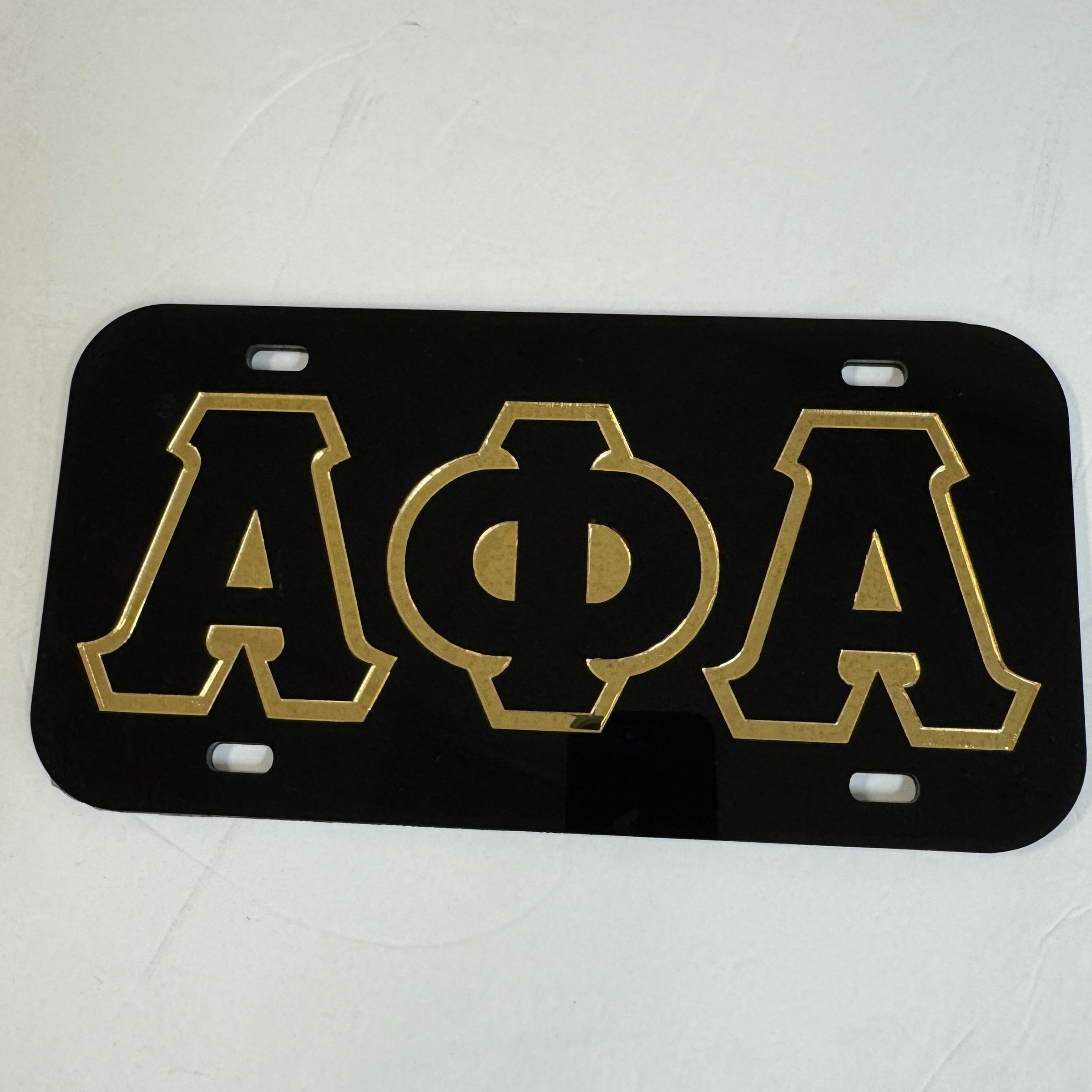 Alpha Auto Front Plate Black