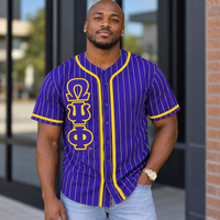 Omega Baseball Jersey Pinstripe