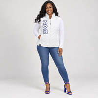 Zeta Quilt Vest White