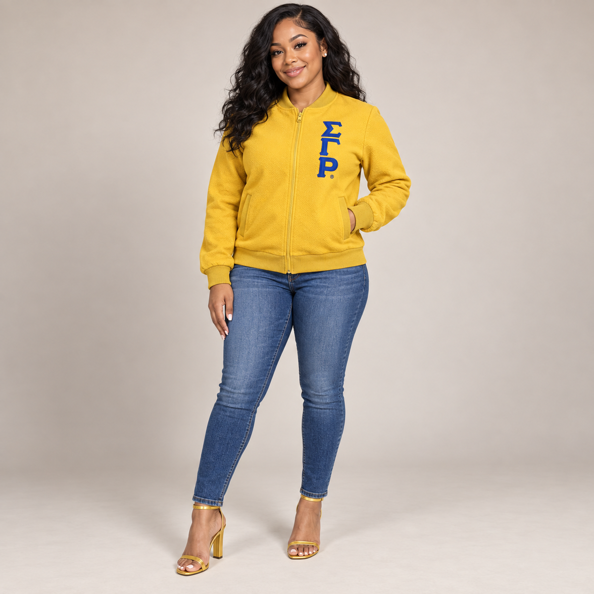 SGRho Lightweight Zip Jacket with Pockets