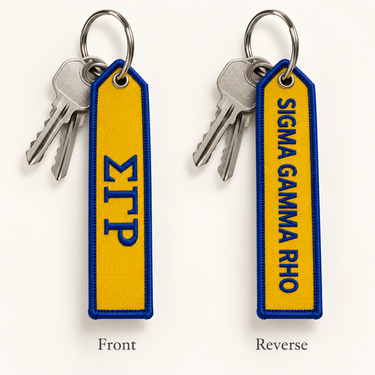SGRho Embroidered Key Chain