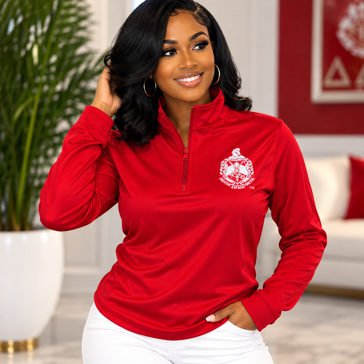 Delta Zip Pullover