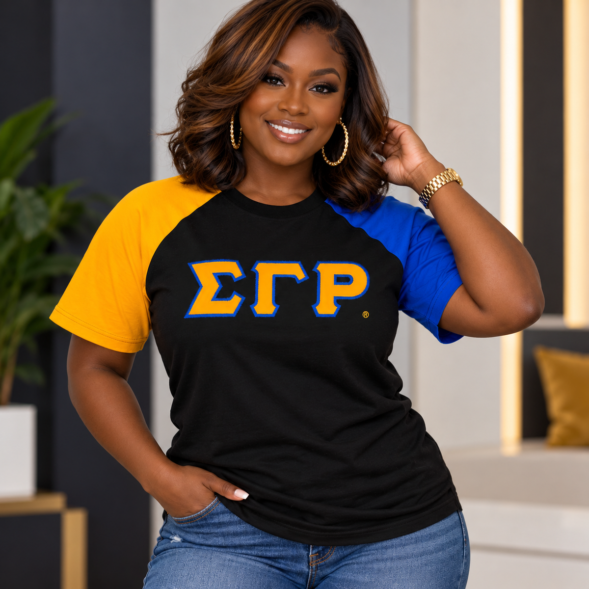 SGRho Color Block Tee