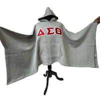 Delta Fleece Hooded Poncho