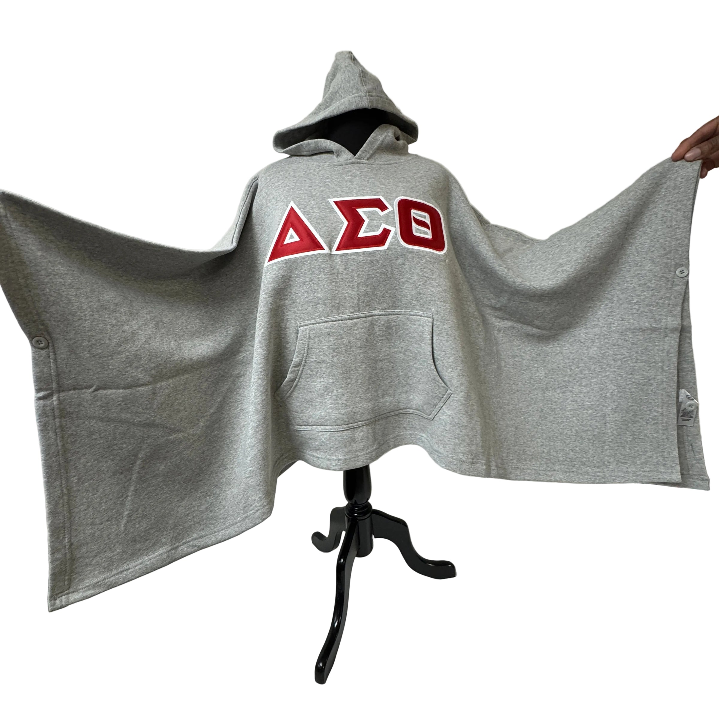 Delta Fleece Hooded Poncho