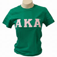 AKA Letters T-shirt Green