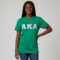 AKA Letters T-shirt Green