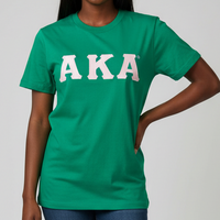 AKA Letters T-shirt Green