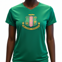 AKA Shield V-neck Performance Green