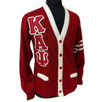 Kappa Varsity Cardigan Red and White