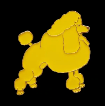 SGRho Poodle Lapel Pin