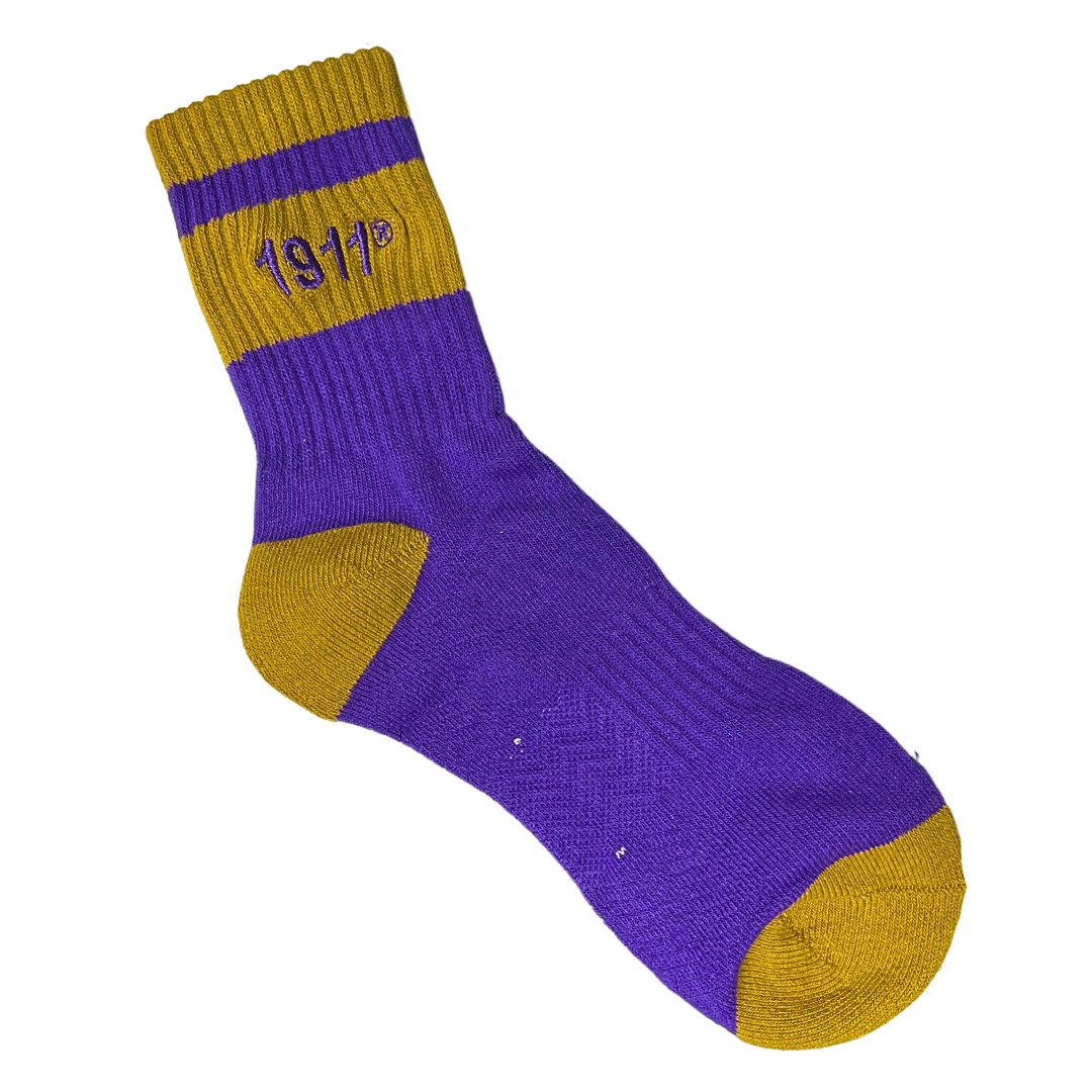 Omega Quarter Socks Purple