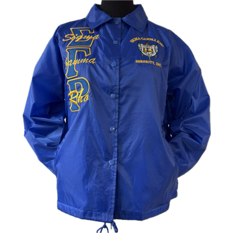 SGRho Line Jackets Royal - Royal Front Letters