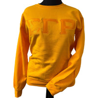 SGRho Monochromatic Sweatshirt Gold