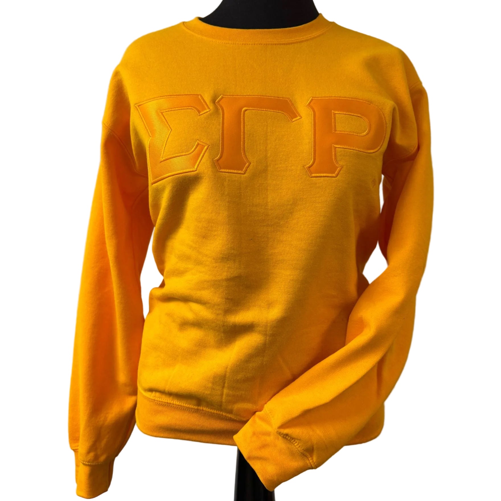 SGRho Monochromatic Sweatshirt Gold