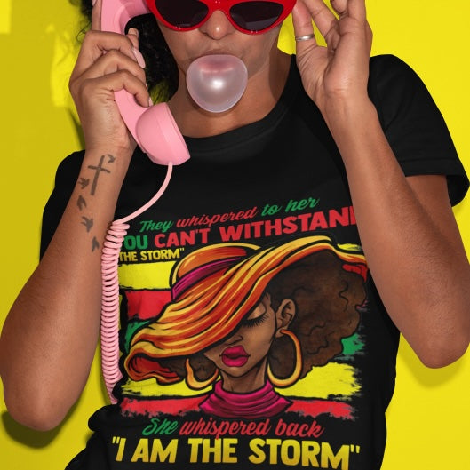 I am the Storm Ladies Fit T-shirt