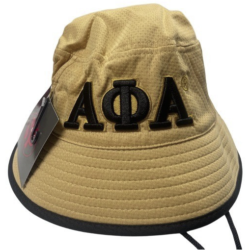Alpha Novelty Bucket Hat Gold - New!