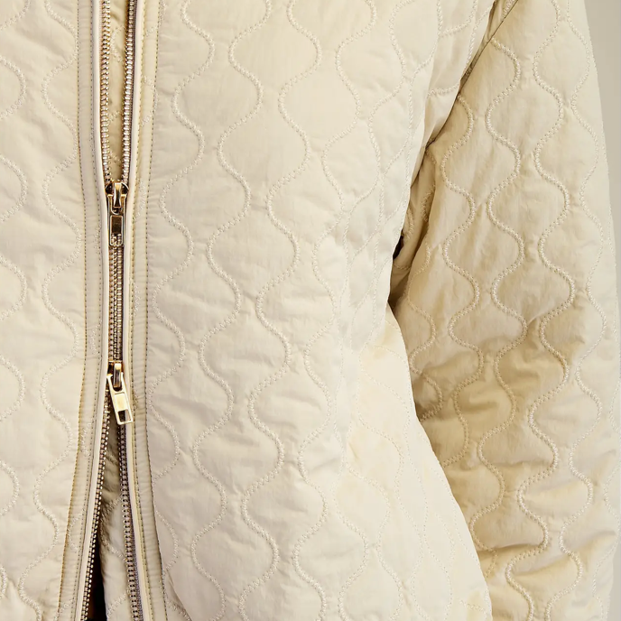 Delta Cream Quilted Jacket