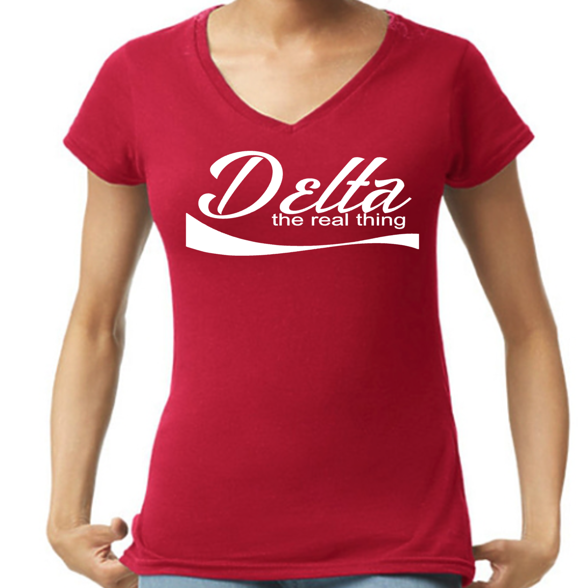 Delta The Real Thing V-neck T-shirt