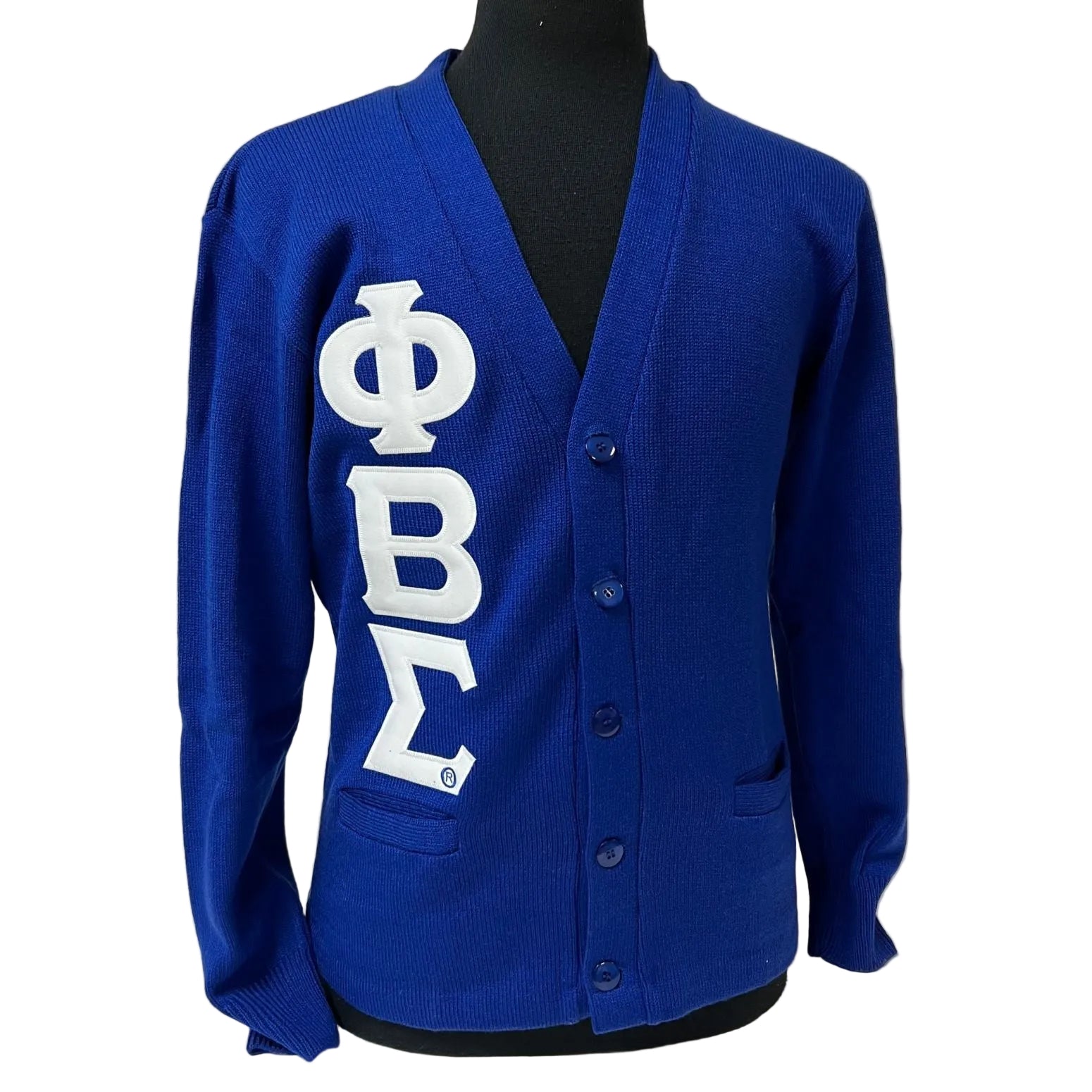 Sigma Varsity Cardigan Blue