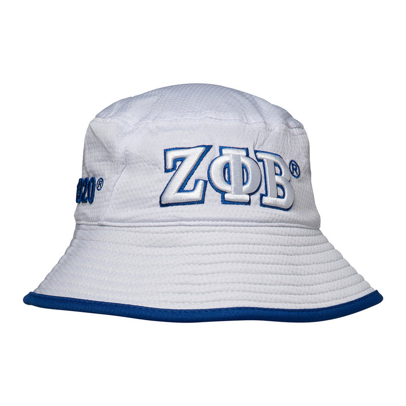 Zeta Novelty Bucket Hat White - New!