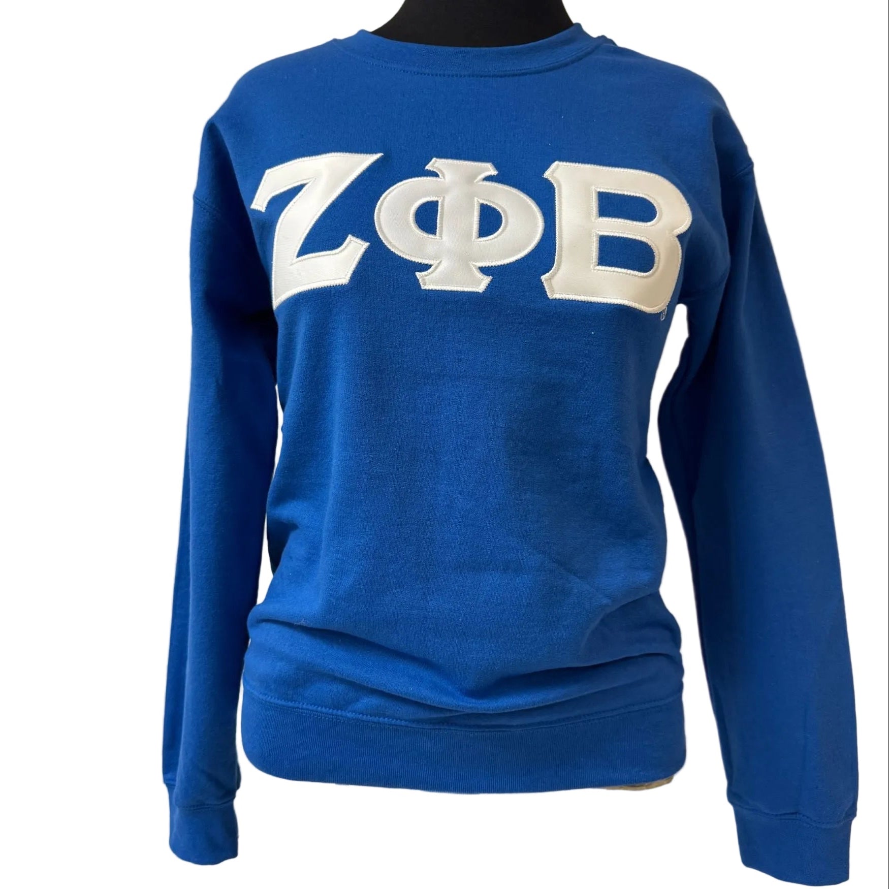 Zeta White Letters Sweatshirt