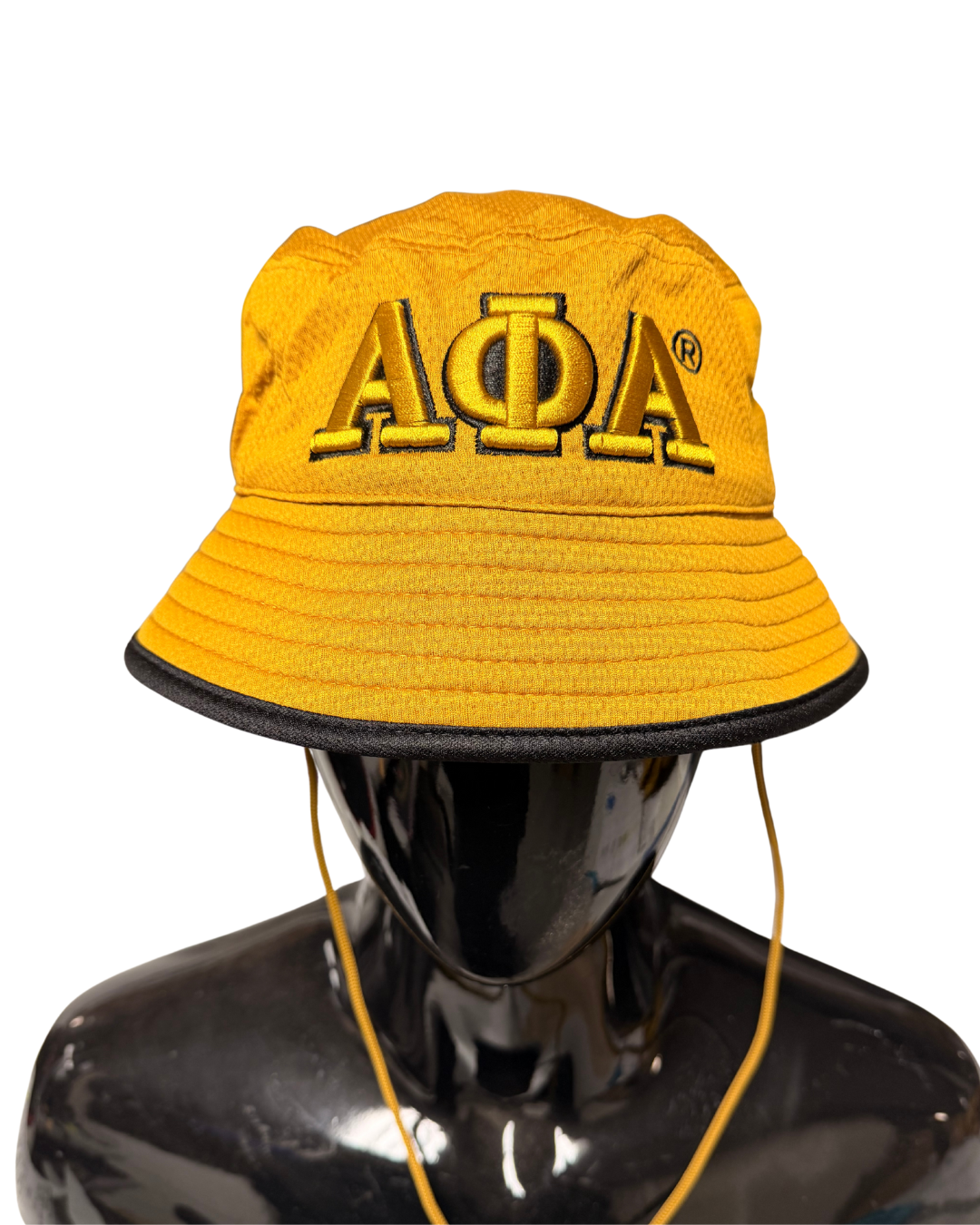 Alpha Novelty Bucket Hat Gold - New