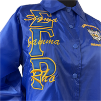 SGRho Line Jackets Royal - Royal Front Letters