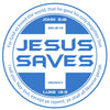 Jesus Save Light Blue T-shirt Blue/Dark Blue design