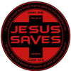 Jesus Save Red T-shirt Red/Black design