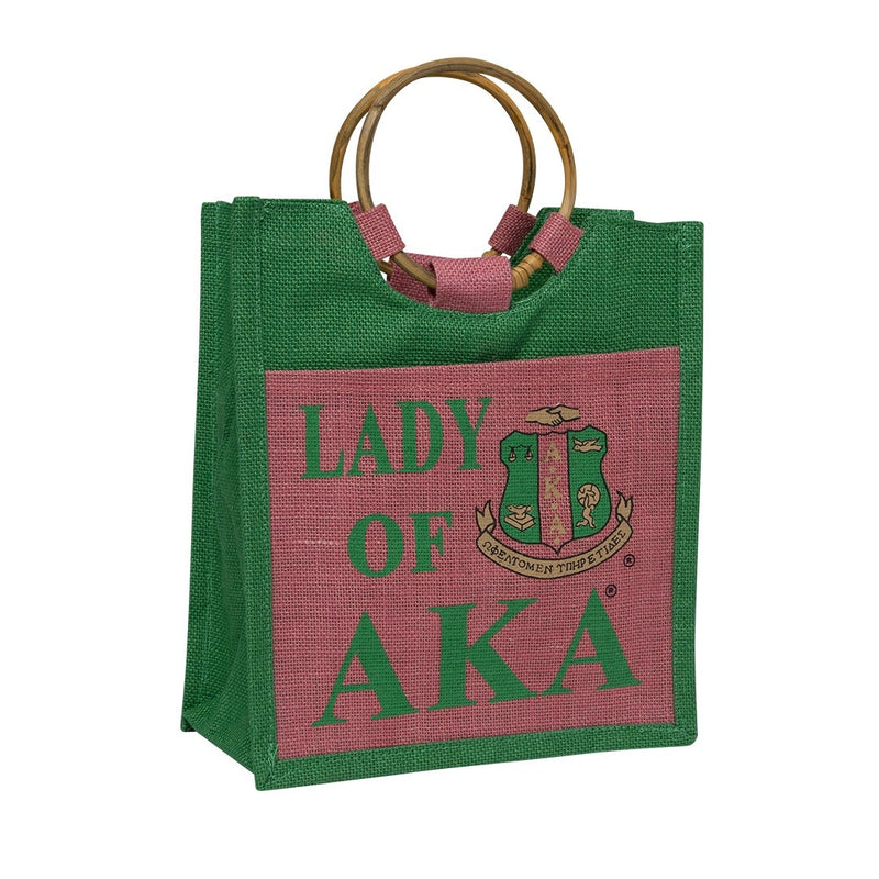 AKA Lady of Mini Pocket Jute Bag